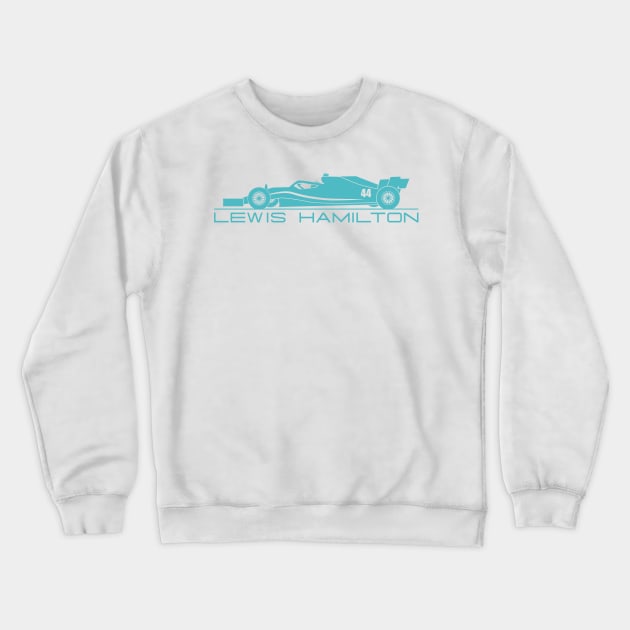 Lewis Hamilton Car Crewneck Sweatshirt by HSDESIGNS